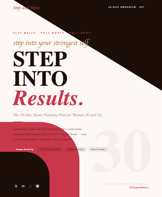 Step Into Results — The 30-Day Home Training Plan